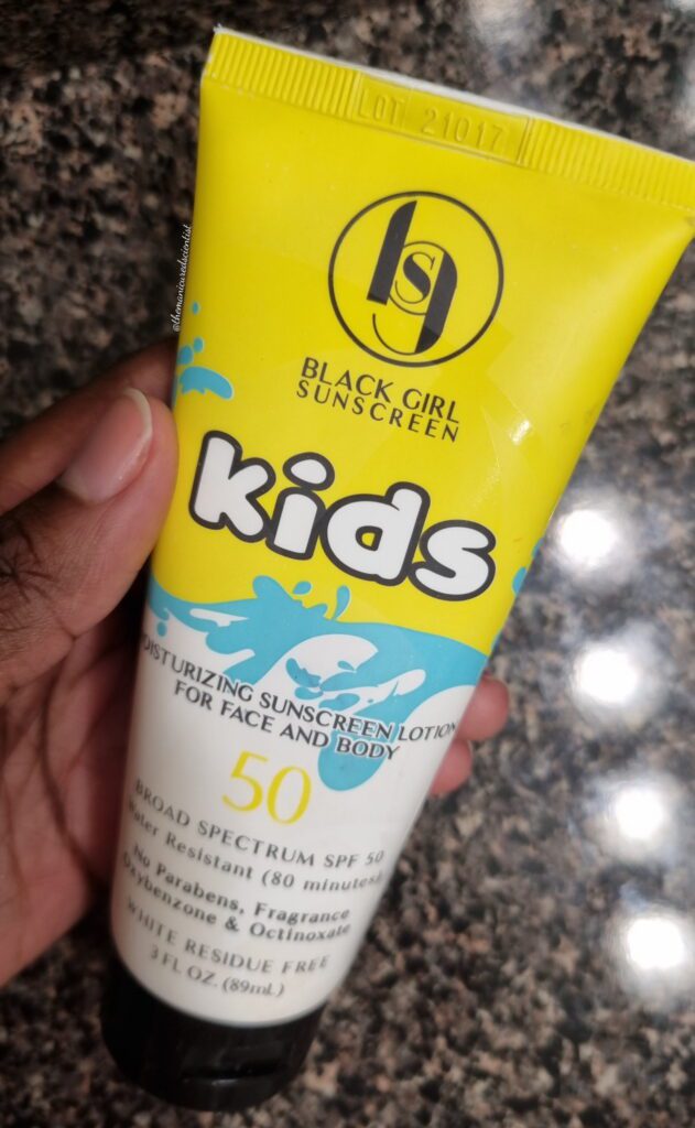 Black Girl Sunscreen Kids SPF 50